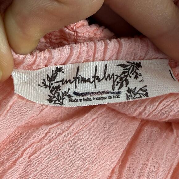 Intimately Free People Maxi Dress Womens Small Lace Boho Crinkle Flowy Beach - Picture 12 of 12